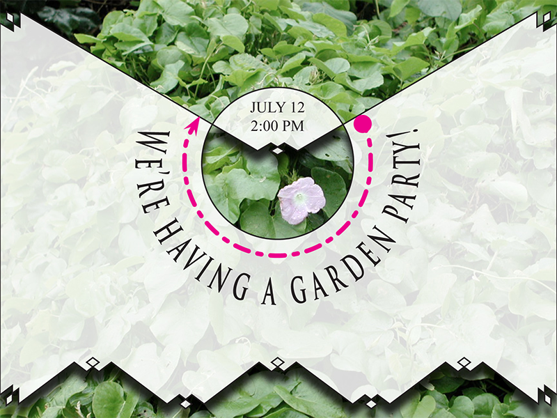 Garden Party Invitation
